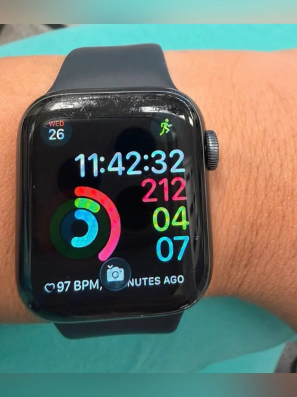 Apple Watch Series 6 40mm with 9 Screen Protective Cases and Charging Cord